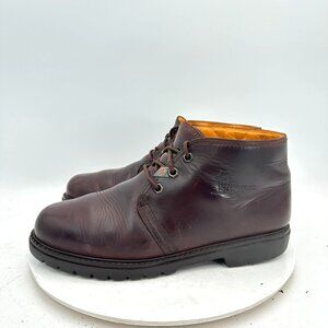 Panama Jack Havana Joe Men Size EU 44 US 10 Brown Leather Ankle Lace Up Boot